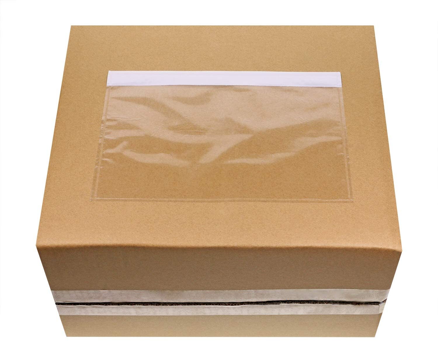 100-500 Clear Self Seal Label Pouches - Multiple Sizes - Packing List Envelopes