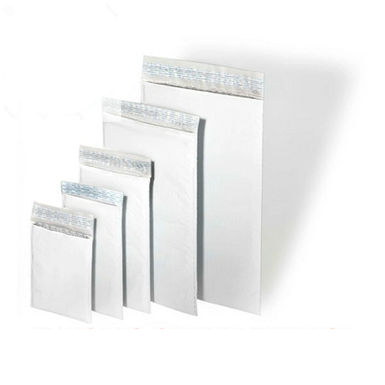 Multiple Size Wholesale Padded Poly Bubble Mailers - Shipping Mailing Envelopes #000 - #7