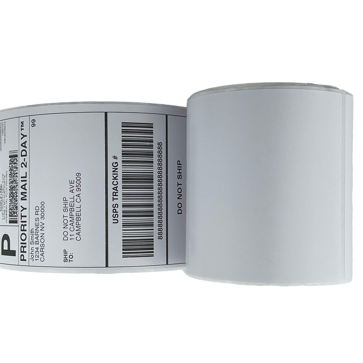 4" x 6" Premium Direct Thermal Shipping Label Rolls - 4 Rolls (1,000 Labels)