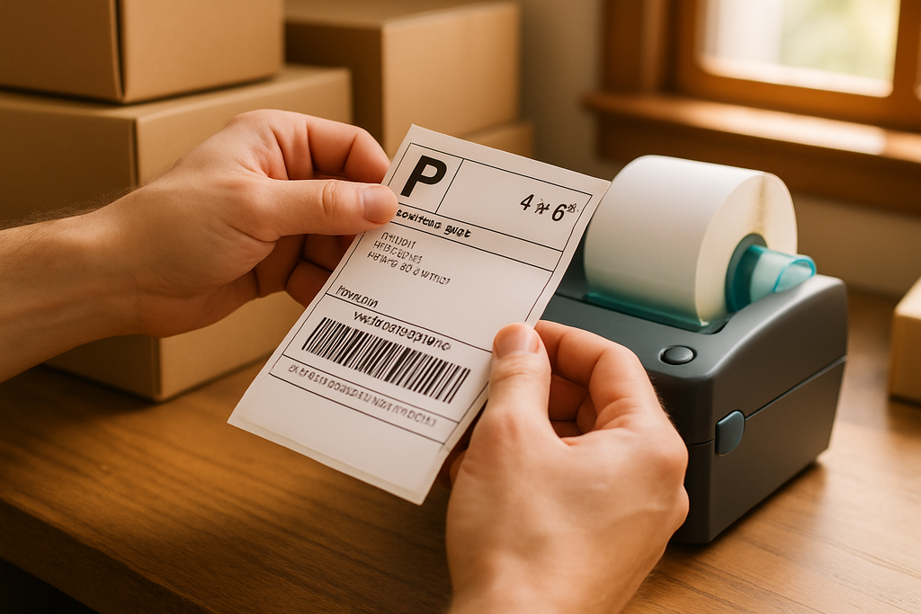 4" x 6" Premium Direct Thermal Shipping Label Rolls - 4 Rolls (1,000 Labels)